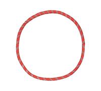 Fenteer Fitness Hoop Weighted Waist Abdomen Hoop Portable Folding Lightweight Sp Circle Exercise for Adults Traveling Family, Red