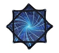 Fenteer Flow Star, 24.41inch Diameter Classic for Beginners, Challenging Collection, Easy to Rotate Dance Accessory Flow Toy, Style D