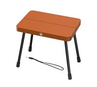 Fenteer Folding Camping Stool Lightweight Multifunction Small Foldable Chair Foot Rest Stool for Patio Backpacking Outdoor, Coffee