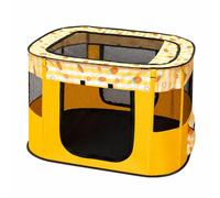Fenteer Folding Cat House With Ventilated Mesh Panels And A Large Front Opening Portable Pet Tent Made From 300D Oxford Cloth And Polyester Space Saving, L