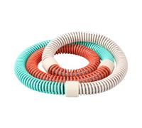 Fenteer Folding Fitness Hoop Weighted Hoop Equipment Versatile Exercise Belly Circle for Women Workout Travel Home Gym
