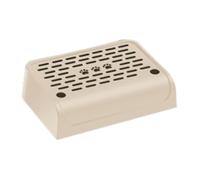Fenteer Footboard for Cats Litter Box Cat Pedal Step Stool Litter Trapper Cat Litter Catcher Box for Small & Elderly Cats Bedroom, Khaki