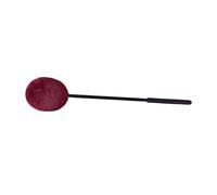 Fenteer Friction Gong Mallet Soft Low Notes Instruments Meditation Playing Acoustic Percussion Rubber Head Resonant Mallet, Red 37x9.5x6.5cm