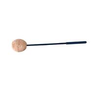 Fenteer Friction Gong Mallet Soft Low Notes Instruments Meditation Playing Acoustic Percussion Rubber Head Resonant Mallet, Brown 37x8x5cm