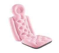 Fenteer Full Body Bath Pillow, Bath Tub Pillow,Spa Bathtub Pillow Ergonomic Cushion for Head Neck Shoulder Back Support, Bath Accessories, Drying, Pink 2