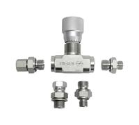 Fenteer -g3/8 Hydraulic Valve, Restrictor Valve, Sturdy, Easy Installation 3/8" Replace for 1-2T Mini Excavator, Style A