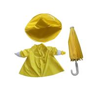 Fenteer Goose Outfit Raincoat for 23" Statue Funny Decorative Costume Goose Statue Clothes for Backyard, Outside, Patio Decoration