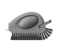Fenteer Groove Crevice Cleaning Brush Scrub Duster Grout Cleaner Tool Portable for Household Tile Grout Glass Sliding Door Track