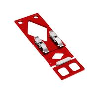 Fenteer Guide Rail Square Electric Circular Saw Guide, Stable, Portable, Easy Use Sturdy Angle Stop 90 Degree Right Angle, red