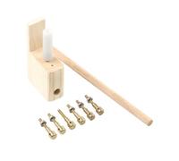 Fenteer Guitar Bridge Pins Repair Set for Guitar Soundboard Professional Repairing Sturdy Portable Compact Enhances Soundboard Volume, Copper bolt type
