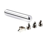 Fenteer Guitar Finger Picks Slide Bar Set Bass Guitar Accessories Parts Compact Metal Portable Accessory Kit for Other Instruments