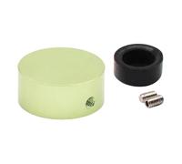 Fenteer Guitar Pedal Button Cap Guitar Effects Parts with Screws & Wrench Stylish Compact Nonslip Pedal Box Foot Knob Protection Cap, green cover