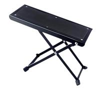 Fenteer Guitar Practice Footstool Height Adjustment Folding Design Rubber Feet for Guitarist 25.5x10.5cm Sturdy Sturdy Metal Portable