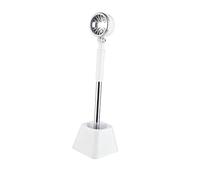 Fenteer Hair Dryer Stand Blow Dryer Holder Groomer Adjustable Sturdy Lightweight 180° Rotatable Pet Beautician Grooming Accessories, White