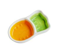 Fenteer Hamster Food Bowl Small Pets Feeding Dish Portable Cute Home Large Capacity Eating Bowl for Dwarf Hamster Chipmunk Squirrels
