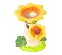 Fenteer Hamster Water Bottle Holder Sunflower Shape Drinking Creative Leakproof Cute Cage Accessories Feeder Rack for Gerbil Hamsters