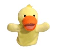 Fenteer Hand Puppet Storytelling Puppets Soft Role Play Interactive Puppet Stuffed Animal Toy for Performance Stage Show Kindergarten, duck