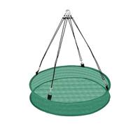 Fenteer Hanging Bird Feeder Bird Feeding Dish for Attracting Birds with Hooks and Ropes Mesh for Outside Yard Patio Garden, 40cm