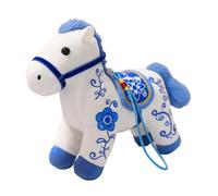 Fenteer Horse Stuffed Animal Soft Favors Comfort Cute Home Decor ies Horses Boys Girls Cartoon Ornament Toy, L