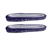 Fenteer Ice Hockey Skate Laces Figure Skating Laces Anti Slip Elegant Lightweight 260cm Shoe Strings for Outdoor Sports Competition, Violet