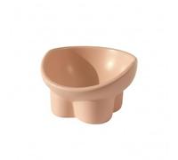 Fenteer Industrial Bowl Ceramic Cat Bowl Elevated Pet Bowl Ergonomic Angled Shape Broad Opening Stable Contoured Base Smooth Glaze Easy Clean Suitable for feeding and watering at home, color to 1