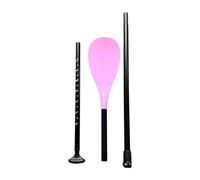 Fenteer Kayak Paddles Kayaking Oar Sup Paddle Board 3 Sections Kids Paddle Racket Lightweight Adjustable Canoe Paddle for Kids Children Boating Surfboard Rafting Kayaking, Pink