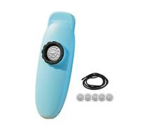 Fenteer Kazoo Musical Accompaniment Lightweight 5Pcs Membranes Portable with Hanging Rope Adjustable Tone for Lovers Adults Children, blue