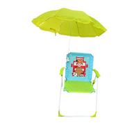 Fenteer Kids Beach Chair with Umbrella Outdoor Portable Chair Outdoor Folding Lounge for Travel Camping Backyard, B
