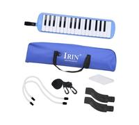 Fenteer Kids Harmonica with Case Easy to Use Complete Set Portable Easy Playing Musical Keyboard Toy for Friends Beginner Player Gift, blue