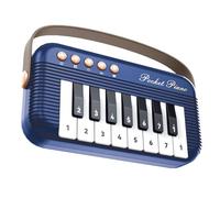 Fenteer Kids Piano Keyboard Music Educational Instrument Toy,Convenient,Fun for 4 5 6 Years Old, Blue