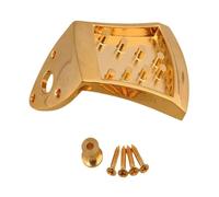 Fenteer Mandolin Tailpiece 8 Strings with Screws Portable Metal Instrument Accessories Easy to Use Arched Top Mandolin Birthday Gift