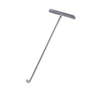Fenteer Manhole Hook Tool Door Lifting Hook Rigid Tool Hook,Open Manhole Cover for Moving Door Wheel Puller Utility Tool Single Hook, Sharp mouth, L