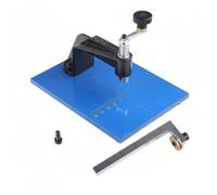 Fenteer Manual Circle Cutter Glass Disc Hole with Tungsten Carbide Wheel and Smooth Rotating Handle Suitable for DIY Glass Crafting Jewelry Making Ornament Projects