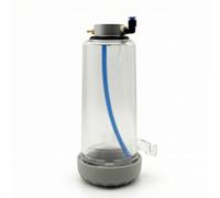 Fenteer Manual Sand Pen Tool Canister Tank Kit With Transparent Acrylic Canister And Stable Bench Mount For residue removal polishing surface prep suitable