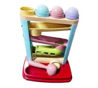 Fenteer Marble Run Toy Track Rolling Ball Color Perception,Ball Drop and Rolling Swirling Toy Preschool Educational for Children Kids