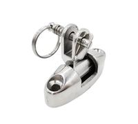 Fenteer Marine Deck Hinge Stainless Steel Boat Bimini Canopy with Release and Sleek Profile Suitable for Marine Repair Dockside adjustments Replacement
