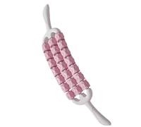 Fenteer Massage Roller Stick Muscle Roller Handheld Gym Yoga Sports Manual Massager Massage Tool for Waist Shoulders Back Thighs Arms