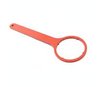 Fenteer Meter Repair Meter Spanner Tool Cover Opener Hook Wrench Heavy Duty Carbon Steel Thickened Body Anti Finish with Storage Hole Suitable for Property, 82MM, Long