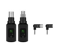 Fenteer Mic Transmitter Receiver Microphone System Cordless Anti Interference Mic Converter for Recording Equipment Electric Blowpipe