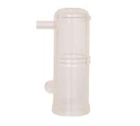 Fenteer Milking Container Transparent Milking Cup with Side Hose Connector for Milking Equipment Lightweight and Easy to Maintain Suitable for Farm Work, Style A