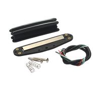 Fenteer Mini Humbucker Pickup Replacement Sturdy Easy to Install Compact Lightweight for Electric Guitar Accs, Black