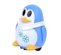 Fenteer Mini Inductive Robot Penguin Follow Your Pen to Draw Line Interactive Toy Creative Cartoon Electric Robot Walking Pathway Toy, Blue