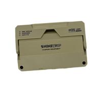 Fenteer Mini Outdoor LED Lights Portable Flashlight Waterproof Angle Adjustable Camping Lantern for Picnic Emergency Walking Garden, Green