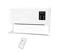 Fenteer Mini Split Air Conditioner Air Heating System Portable Split Air Conditioner Wall Mount AC Unit with Smart 8 Hour Timer Remote Control UK Plug 3-Second Rapid Heating 42 * 18 * 12cm