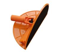 Fenteer Multifunctional Semi-Circular Angle Sanding Sandpaper Tool,Sandpaper Holder,Semi Circular Drywall Corner Sander Self Adhesion Manual Right Angle Grinding Tool Professional for Sanding