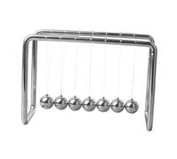 Fenteer Newton's Cradle Pendulum Balls Desktop Swinging Ball Physics Learning Cradle Balance Balls for Desk Office Decoration