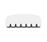 Fenteer Noise Reduction Portable Versatile Lightweight Musical Instrument Equipment Easy to Install String Mute, White