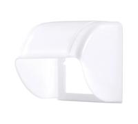 Fenteer Outdoor Electrical Outlet Cover Cap Rainproof Receptacle Protector for Outside Restaurant Office Bathroom Kitchen, White