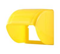 Fenteer Outdoor Electrical Outlet Cover Cap Rainproof Receptacle Protector for Outside Restaurant Office Bathroom Kitchen, Yellow