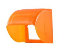 Fenteer Outdoor Electrical Outlet Cover Cap Rainproof Receptacle Protector for Outside Restaurant Office Bathroom Kitchen, Orange